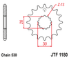 Triumph JTF1180.18   18T  Front Sprocket