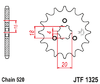 JTF1325.11 Honda  11 Teeth JT Front Sprocket