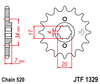 JTF1329.12 Honda ATV Front Sprocket