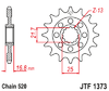 JTF1373.17  Front Sprocket