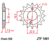 JTF1401.15 Kawasaki 15T Front Sprocket