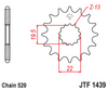 JTF1439.13 Suzuki Front Sprocket
