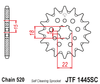 JTF1445.12SC Kawasaki KX125 Front Sprocket