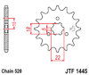 JTF1445.11 Suzuki Front sprocket