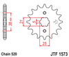 JTF1573.14 Front Sprocket