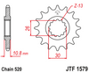 JTF1579.16 Front Sprocket