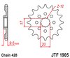 JTF1905.14  14T  Front Sprocket