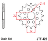 JTF423.17 Suzuki 17T  Front Sprocket