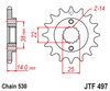JTF497.15  15T  Front Sprocket