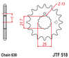 JTF518.14  14T  Front Sprocket