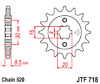 JTF718.13 Cagiva, Husqvarna Front Sprocket
