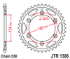 JTR1306.41 Honda CBR1000; 41T JT Rear Sprocket