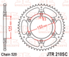 JTR210.50SC Betamotor, Honda ; 50T  Rear Sprocket