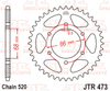 JTR473.37 Kawasaki KZ250, Z250; 37 Teeth Rear Sprocket