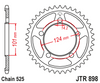 JTR898.37  37T Rear Sprocket