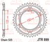 JTR899.42 KTM ; 42T JT Rear Sprocket