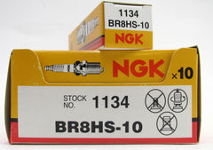 10 x BR8HS-10 NGK Spark Plugs