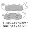 FDB2169EF  Ferodo Front Brake Pads