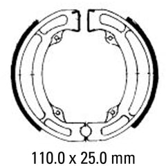 Suzuki DS80  JR80 Ferodo FSB723 Brake Shoes