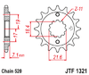 JTF1321.12 12T JT Front Sprocket