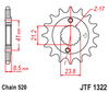 Honda JTF1322.13  13T JT Front Sprocket