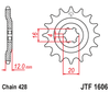 JTF1606.14 Front Sprocket