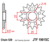 JTF1901.14SC   BETAMOTOR   JT 14T SC Front Sprocket