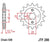 Honda CB750 K1-K6    18T Front Sprocket