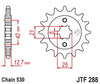 JTF288.17 Honda CB500  CB550 CB750  17T Front Sprocket