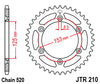 JTR210.52 Honda CR125  52T Rear Sprocket