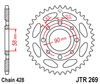 JTR269.38 Brixton; Honda  CB125, CB175 JTR269.38  JT  38T Rear Sprocket