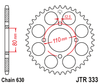Honda CB750 38T 630 JT Rear Sprocket