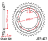 KLR600 JTR477.43T  Rear Sprocket