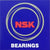 4 x 6201 NSK 2S Bearings