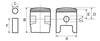 Yamaha PW80 Piston Kit