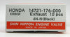 14711-152-000 and 14721-176-000  Engine Intake & Exhaust Valves
