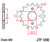 JT1256.15   15T Front Sprocket