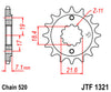 Honda CBR250R  2011-2013 520 JT Chain and Sprocket Set
