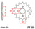 Honda XL185  1979-1993 Chain and Sprocket