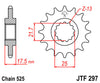 JTF297.14 Honda   JT 14T Front Sprocket