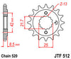 JTF512.14 Kawasaki, Suzuki, Yamaha 14T Front Sprocket