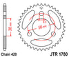 JTR1780.28 Suzuki JR50, Kawasaki KDX50  28T Rear Sprocket