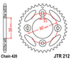 Honda NBC110 37T Rear Sprocket JTR212.37