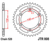Kawasaki KX125 KX250 KDX250  KX250 KX450 KLX300 KLX450 50T Rear Sprocket