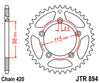 KTM 60SX 65SX  JT 46T Rear Sprocket